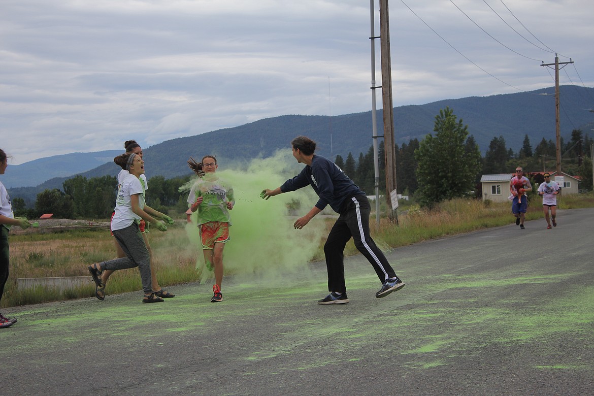 Saturday&#146;s Color Run assisted the volleyball team with funds for the season.