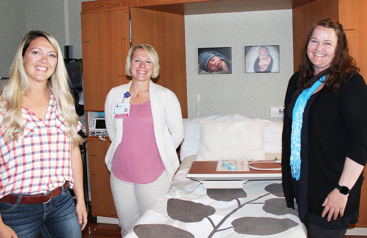 L-R Cassie Craft, CNA, Kassy Marjerrison, RN/OB Coordinator and Terry Miller, Senior Breastfeeding Consultant with the Montana Nutrition &amp; Physical Activity Program and main facilitator of the MT Baby-Friendly Hospital Initiative (photo supplied)