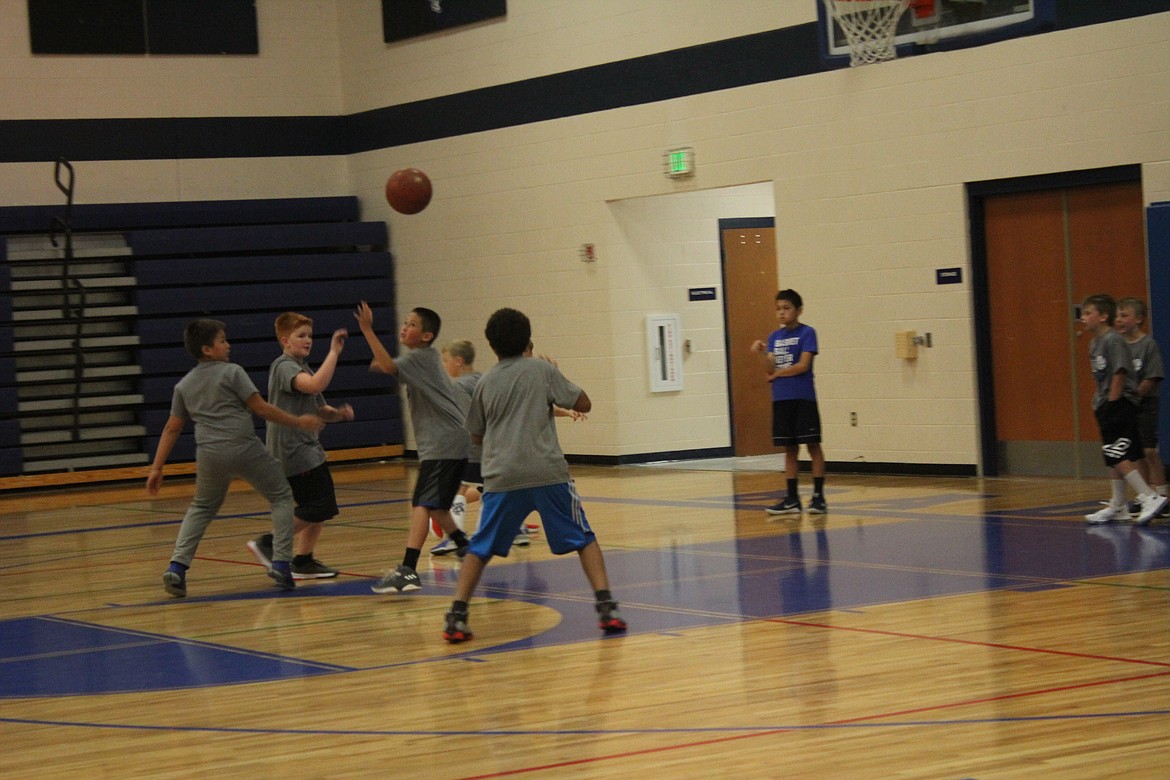 Photo by TANNA YEOUMANS
During the recent Basketball Camp, kids of all ages participated to learn more about the sport.