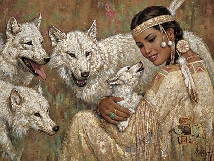 GOOGLE IMAGES
American Indian domesticated dogs may have descended from wolves that left their packs because they were &#147;too friendly&#148; and over time bonded with humans.