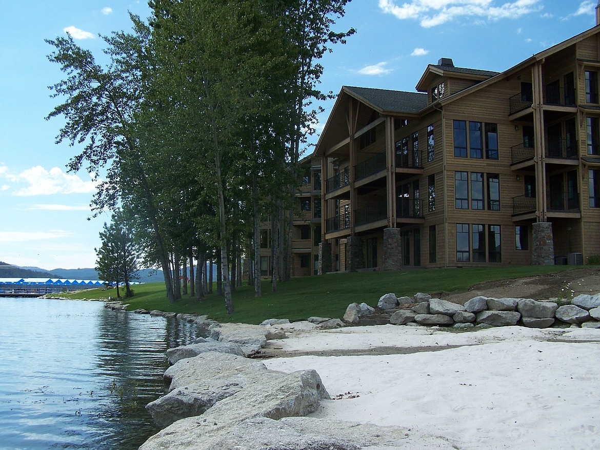 Courtesy photos
The Marina Town neighborhood sits at the heart of the Dover Bay Waterfront Community on Lake Pend Oreille.