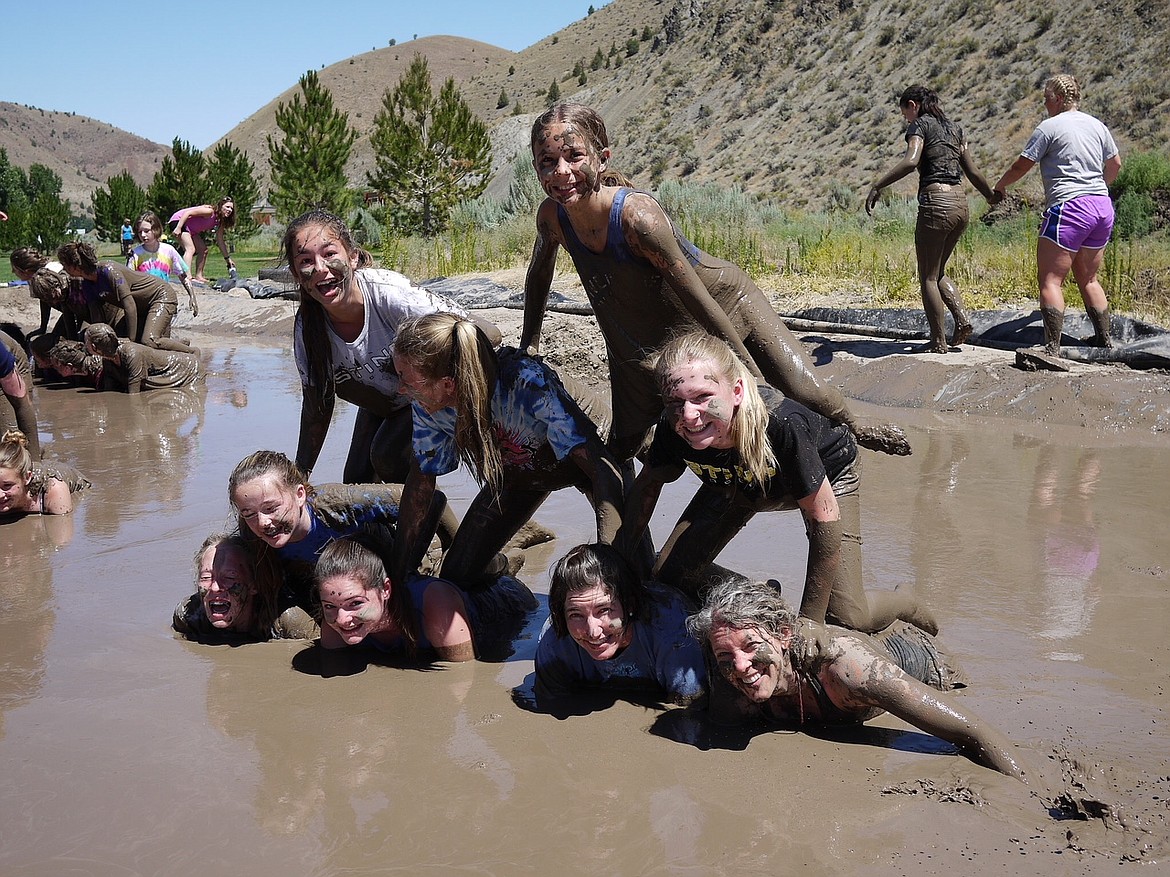 Courtesy photo
Young Life believes that every aspect of camp can show kids that God thinks they are worth it. Plus it's fun to play in the mud.