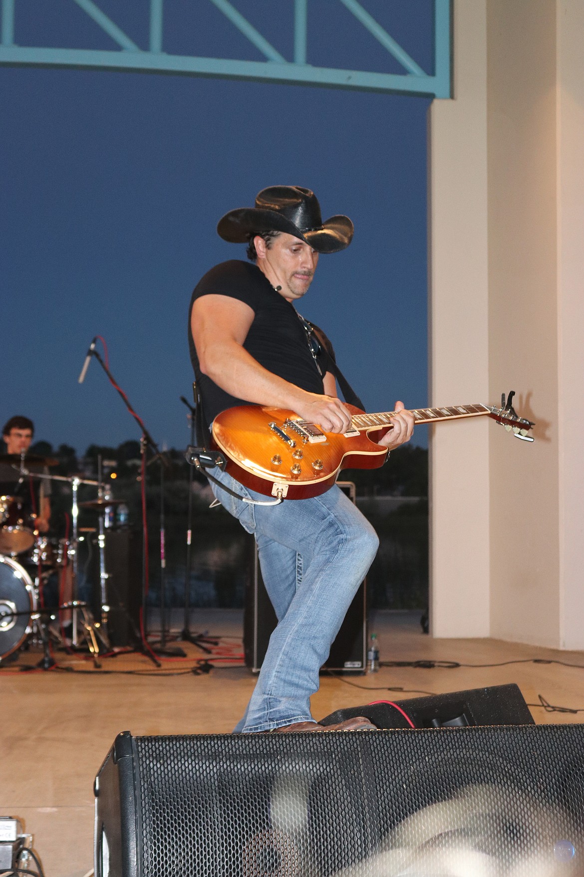 Courtesy photo
Jake Gill thrills the crowd at the Moses Lake Freedom Festival Saturday night.