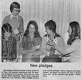 Lady Lions held bake sale in 1950