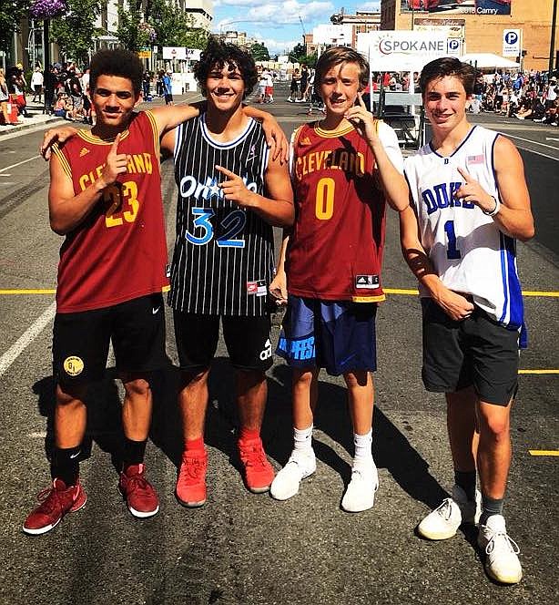 (Courtesy photo)
A group of current Bulldog ballers also went 5-1, as team Uncle Drew Crew won their high school male bracket. Pictured from left to right are Max Thielbahr, Jaden Ortega, Elijah Larson and Christian Niemela. After losing their first game to Deadly Shooterz, the team bounced back in a rematch to win handily and claim a coveted title.