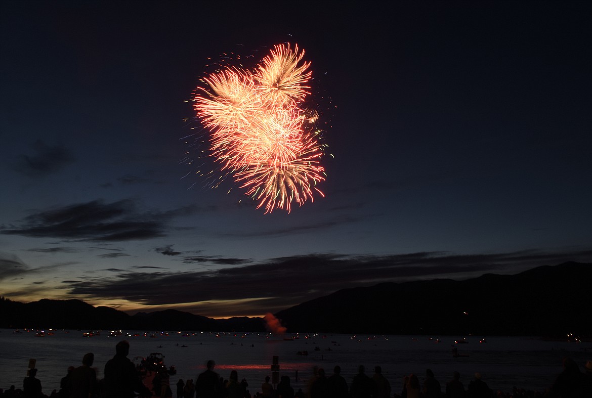 Fourth of July fireworks Whitefish Pilot