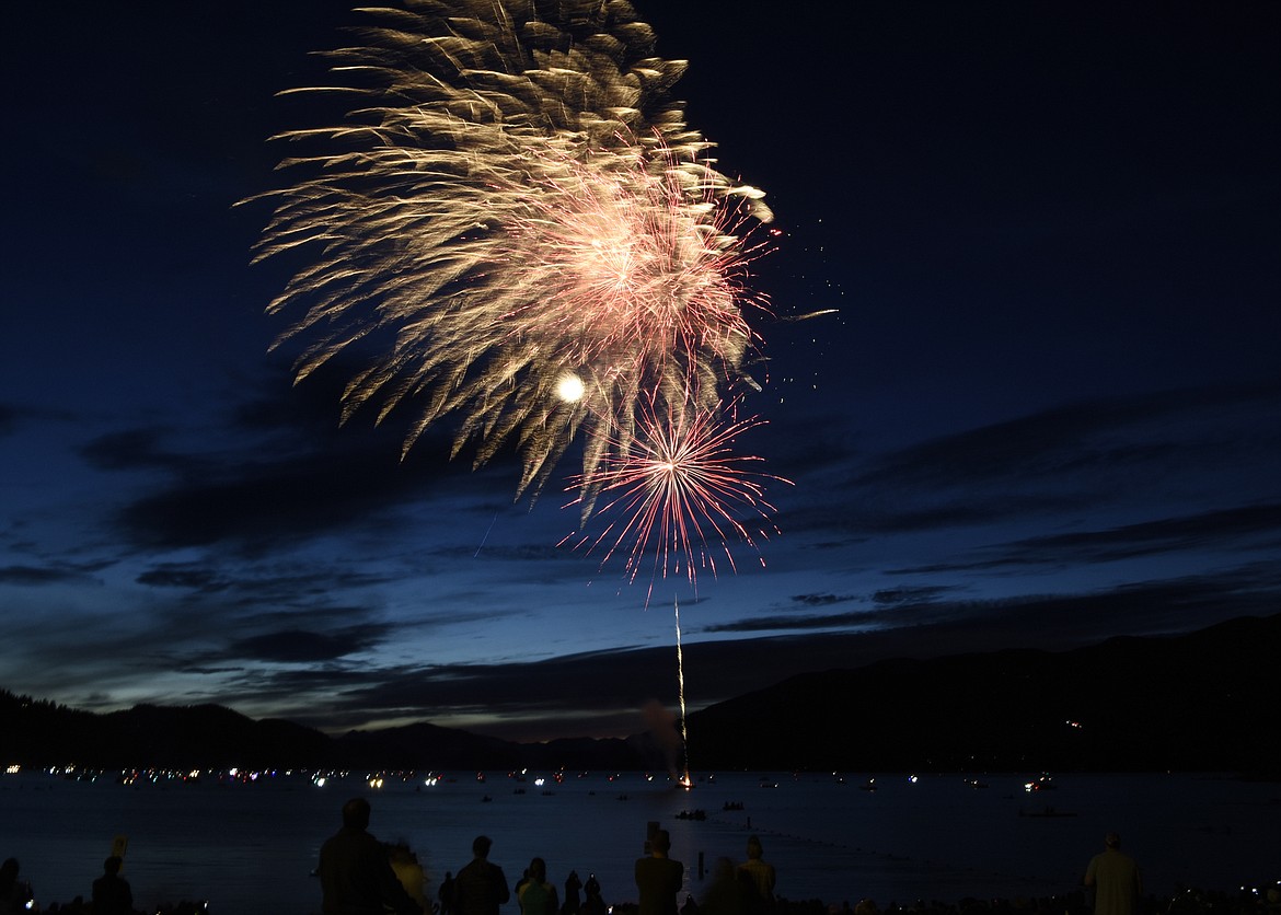 Fourth of July fireworks Whitefish Pilot