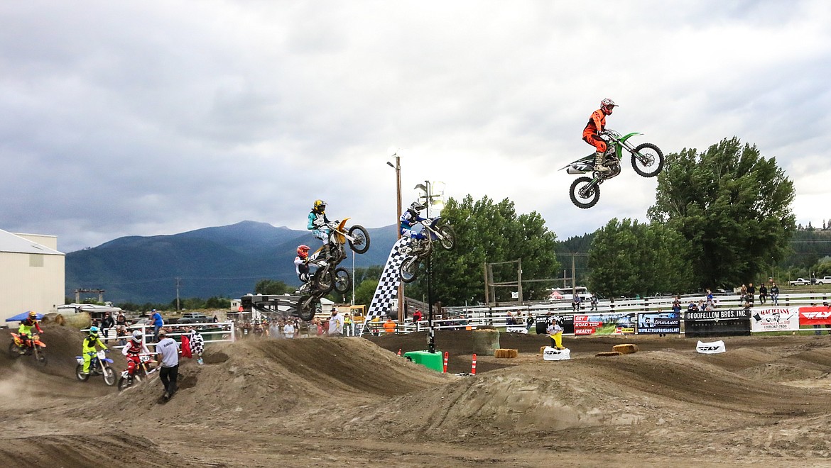 Photo by MANDI BATEMAN
The first 9B Arenacross event in Bonners Ferry since 2010 brought a crowd of participants and onlookers.