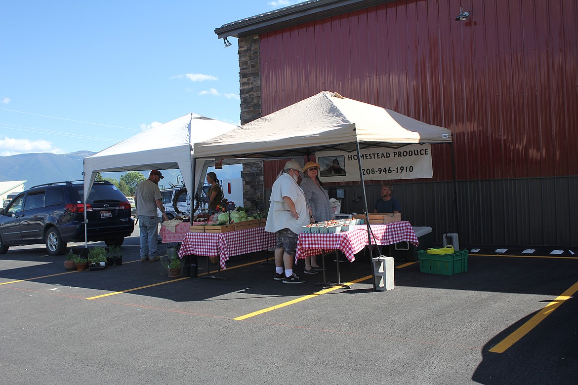 Photo by TANNA YEOUMANS
The first day, two vendors came, and the second Tuesday that it was held, July 3, brought another vendor in. The goal is to grow, not only products, but relationships with the community.