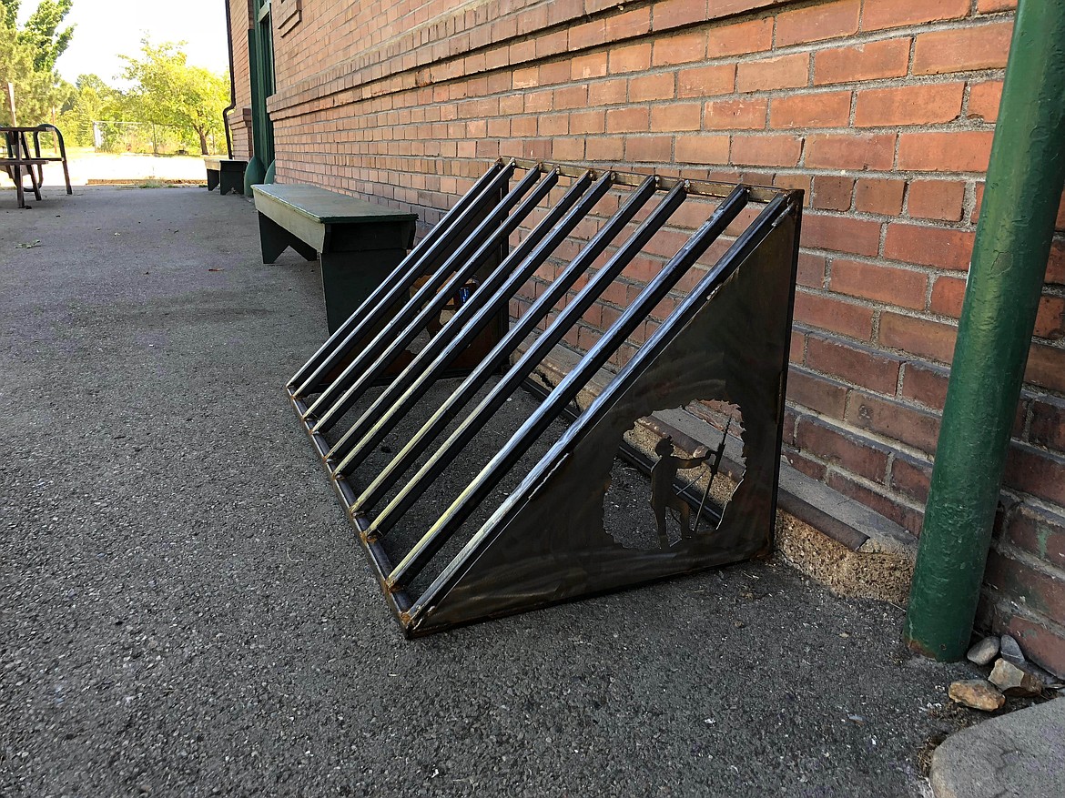 Photo by Josh McDonald// This bike rack is located outside the Historic Silver Valley Chamber of Commerce and will be useful for all those bikers who ride to the weekly Farmer&#146;s Market.