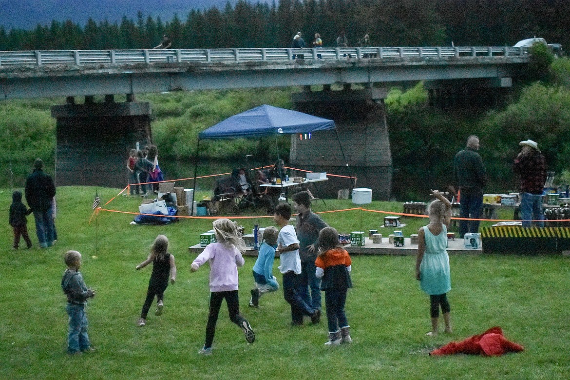 Though weather kept the swimming and diving in check, children and parents still showed up in droves for the annual Fourth of July fireworks display on Saturday, June 30. (Ben Kibbey/The Western News)