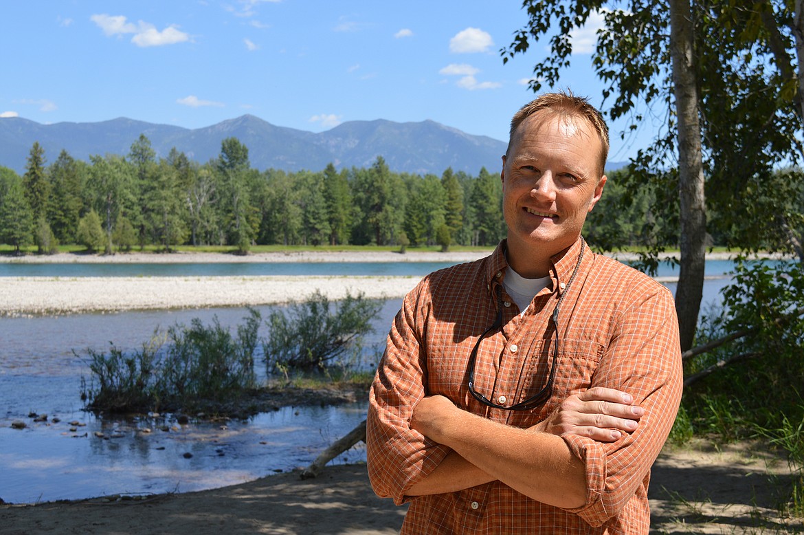 Matt Redding, co-founder of AIS Solutions, began working with his team a year ago on a pilot study program that uses a tracking device to prove whether a boat presented a risk of carrying invasive mussels. (Mary Cloud Taylor photos/Daily Inter Lake)