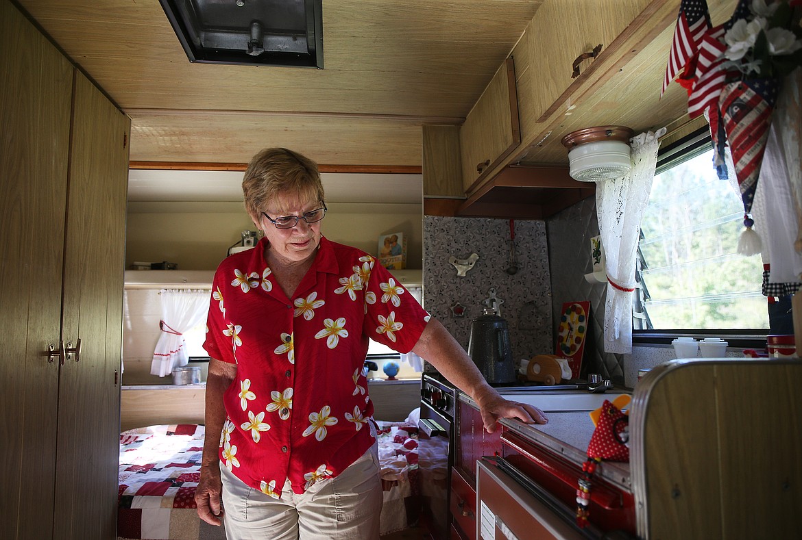 The finished Aristocrat features a country and antique theme with decorations that include old cameras, a rotary telephone, chickens and games from the 60s. Linda calls the setup &#147;simple pleasures.&#148; (LOREN BENOIT/Press)