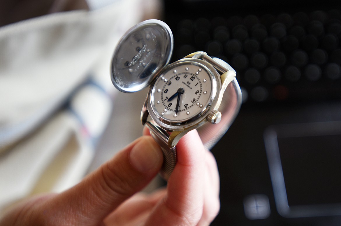 A watch which belonged to Ruby&#146;s husband&#146;s great-great-uncle Wilber. It was given to Janelle by her father-in-law. (Brenda Ahearn/Daily Inter Lake)