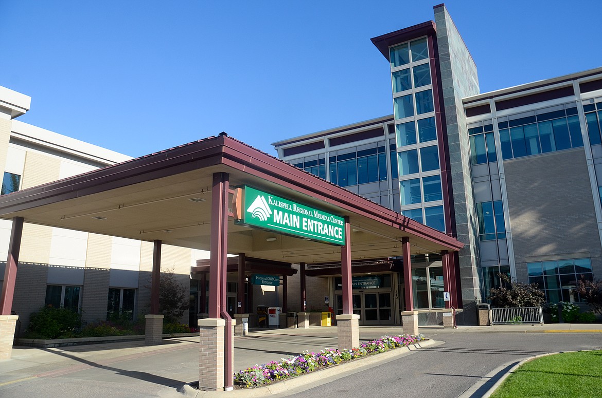 The main entrance to Kalispell Regional Medical Center. (Matt Baldwin/Daily Inter Lake)