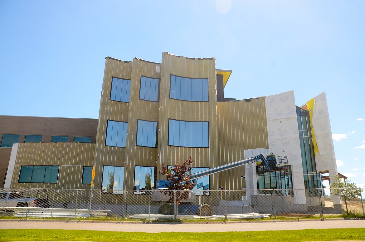 The Digestive Health Center on the Kalispell Regional Medical Center campus is under construction July 11. (Matt Baldwin/Daily Inter Lake)