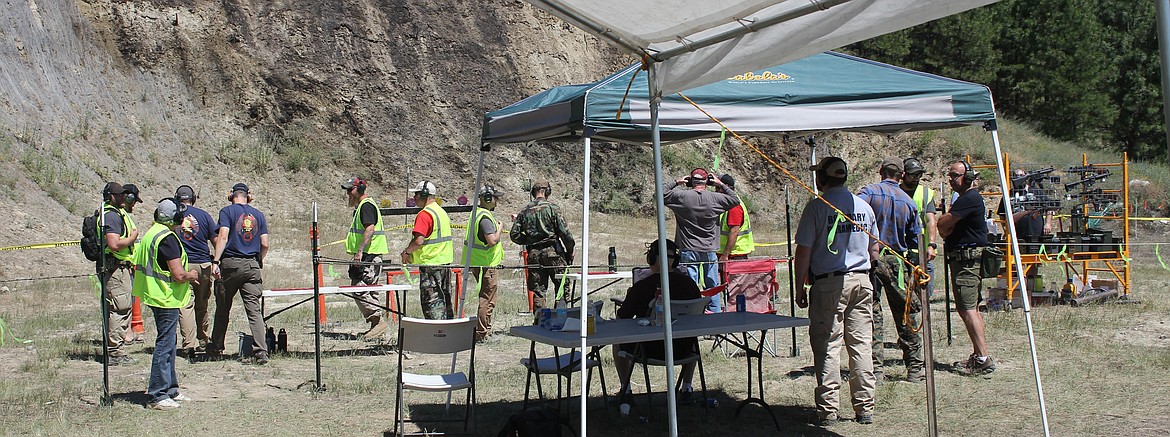 Photo by TANNA YEOUMANS
Community members came together on a hot July day to shoot guns and support the local fire department.