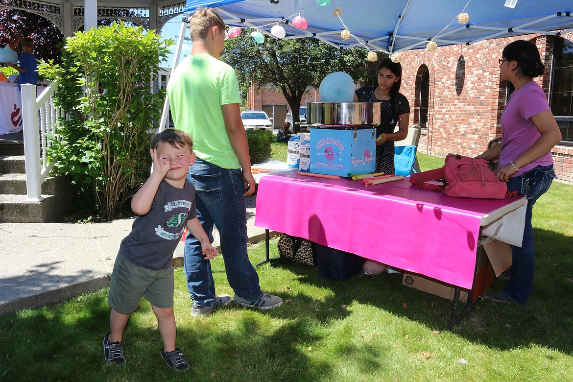 Photo by MANDI BATEMAN
The cotton candy booth was a favorite for children of all ages.