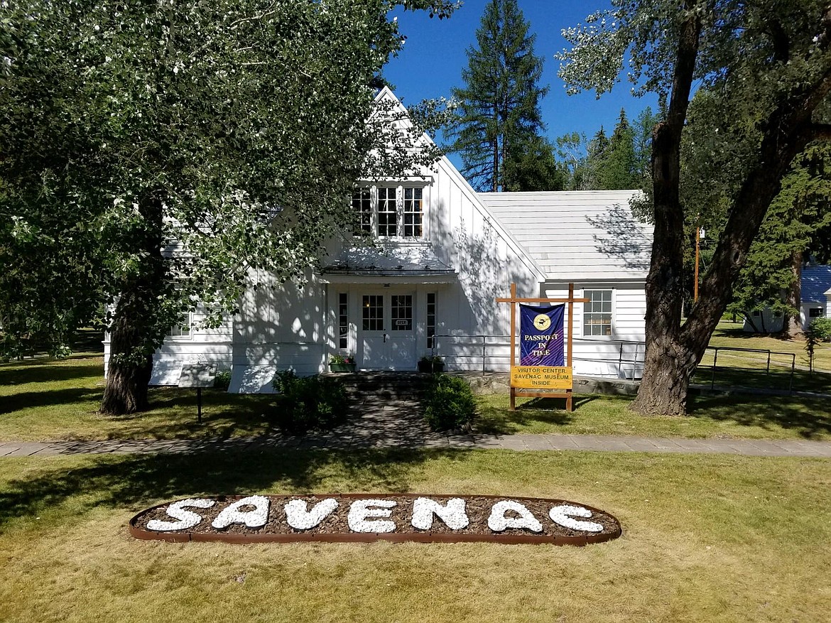 Volunteers worked to improve landscaping in front of the visitor center at the Savenac Historic Tree Nursery during the week of July 15. (Photo by Erika Karuzas)