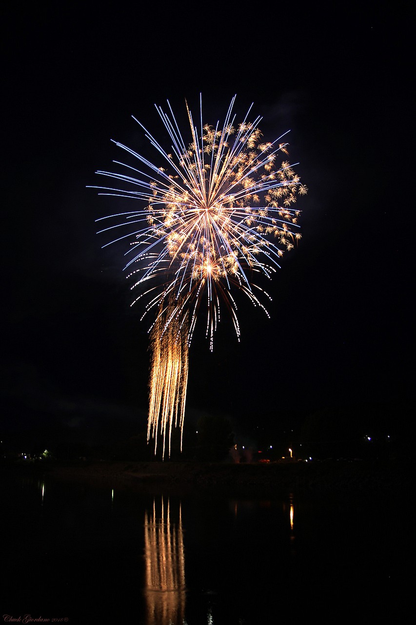 Photo by CHUCK GIARDANO
Bonners Ferry Fireworks on the Fourth of July.