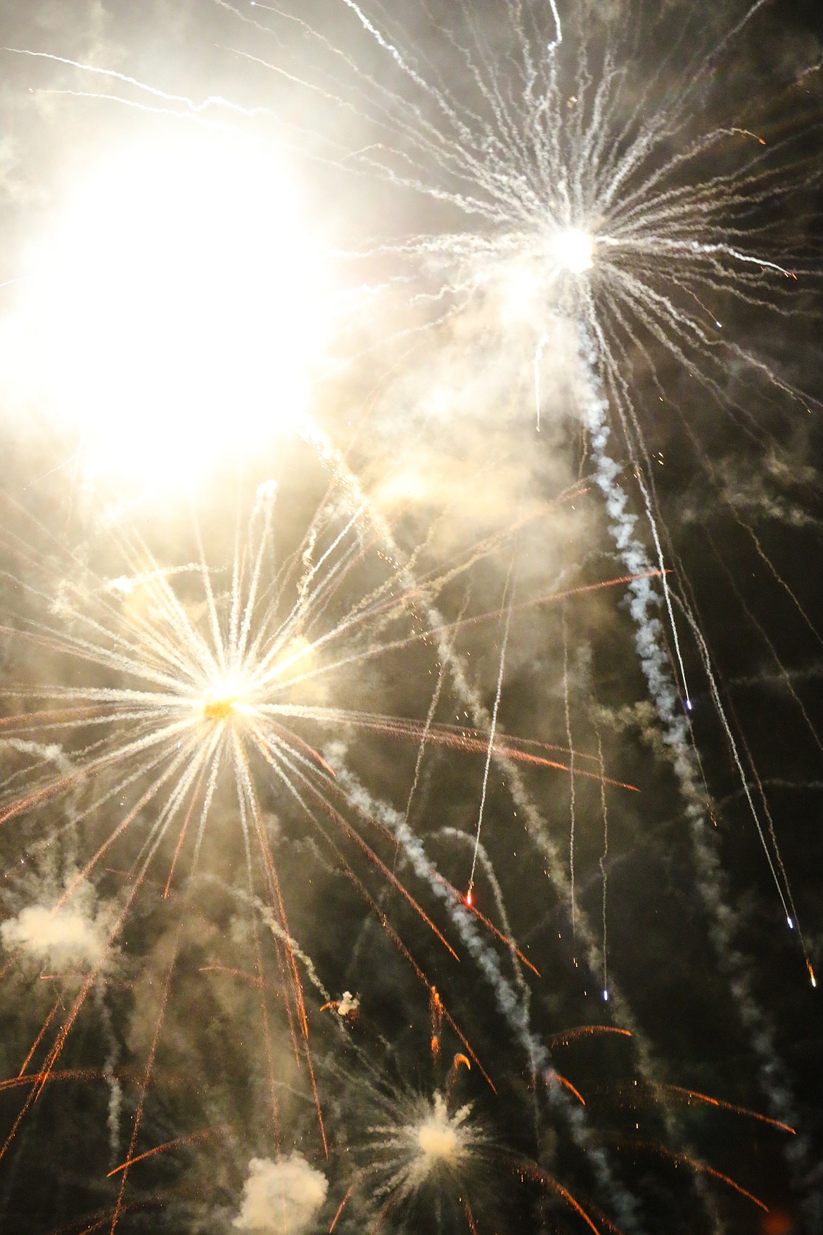 Photo by MANDI BATEMAN
Bonners Ferry Fireworks on the Fourth of July.