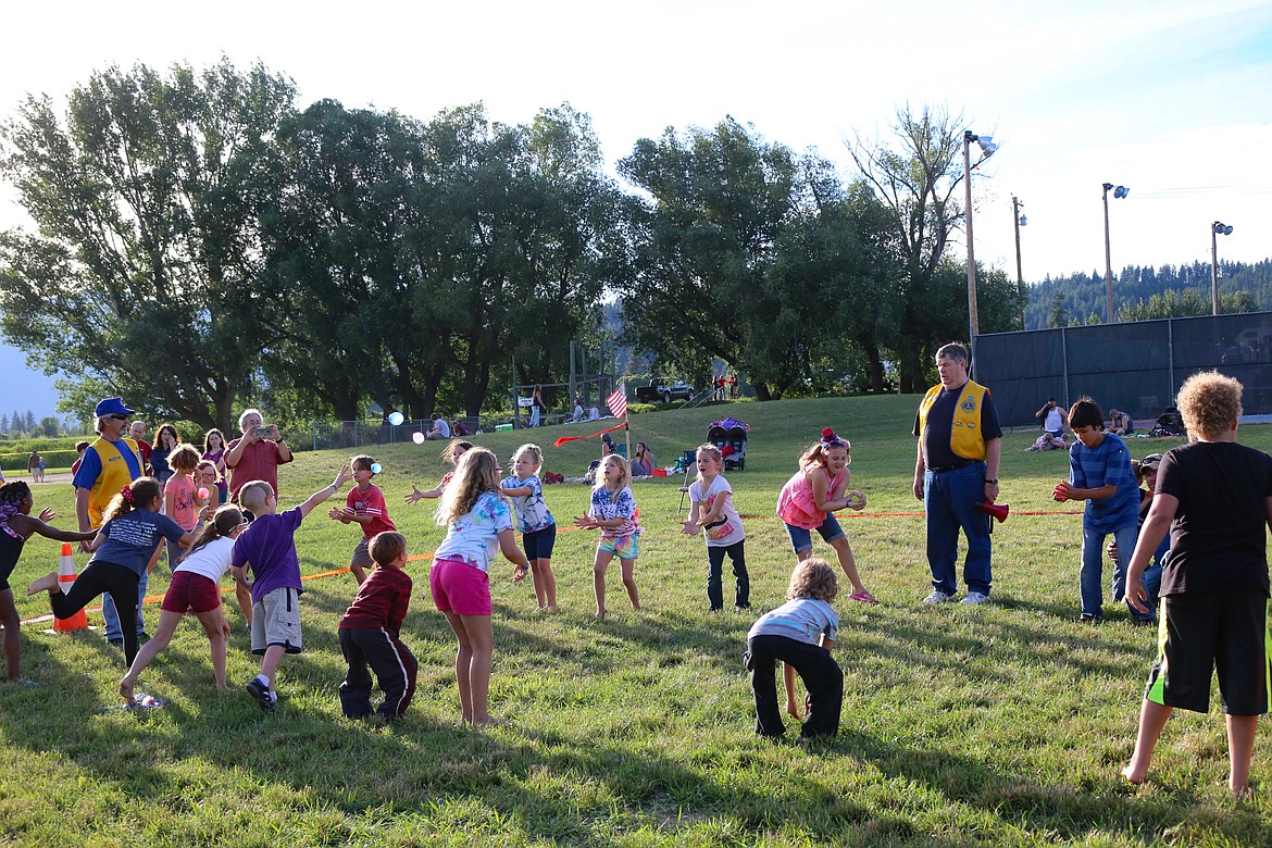 Photo by MANDI BATEMAN
The water balloon toss was a favorite for the children.