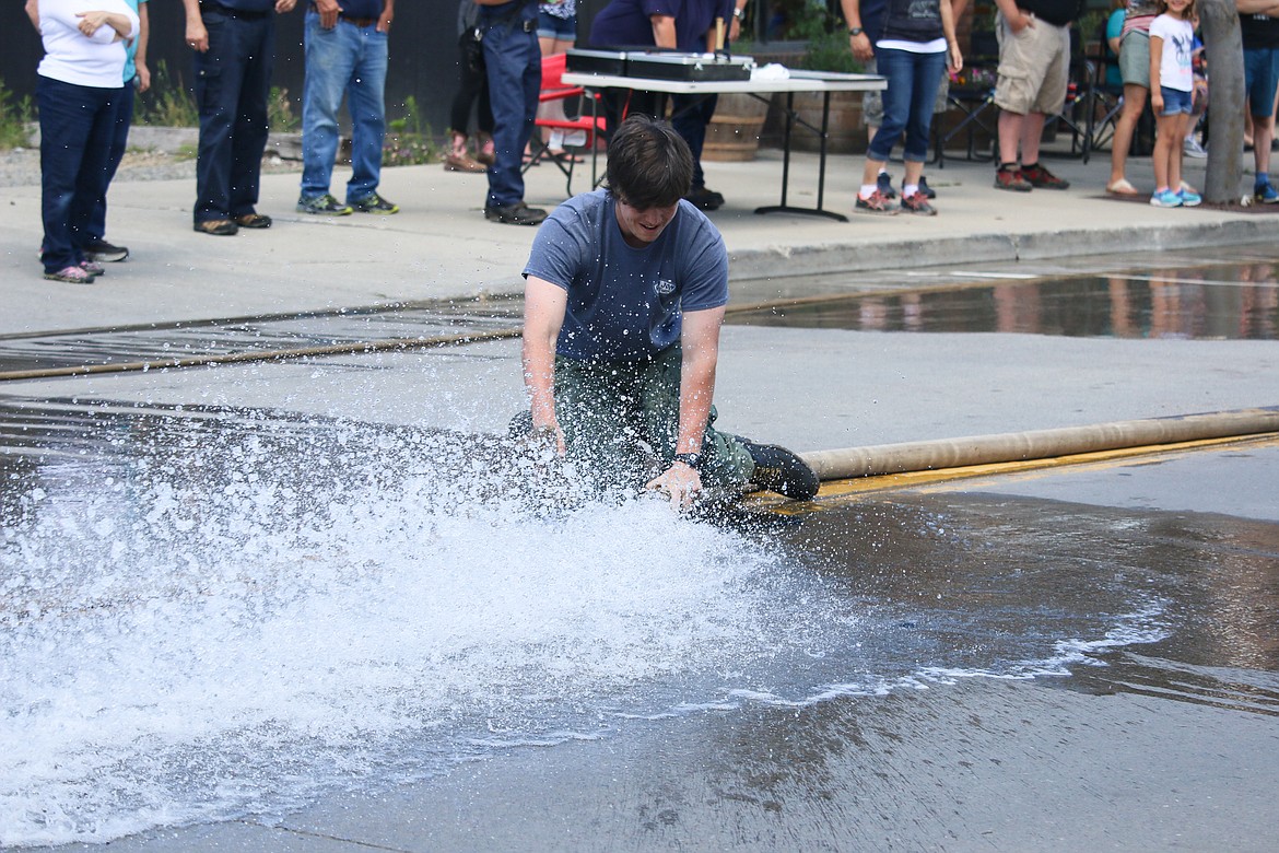 Photo by MANDI BATEMAN
A bad coupling resulting in water everywhere.