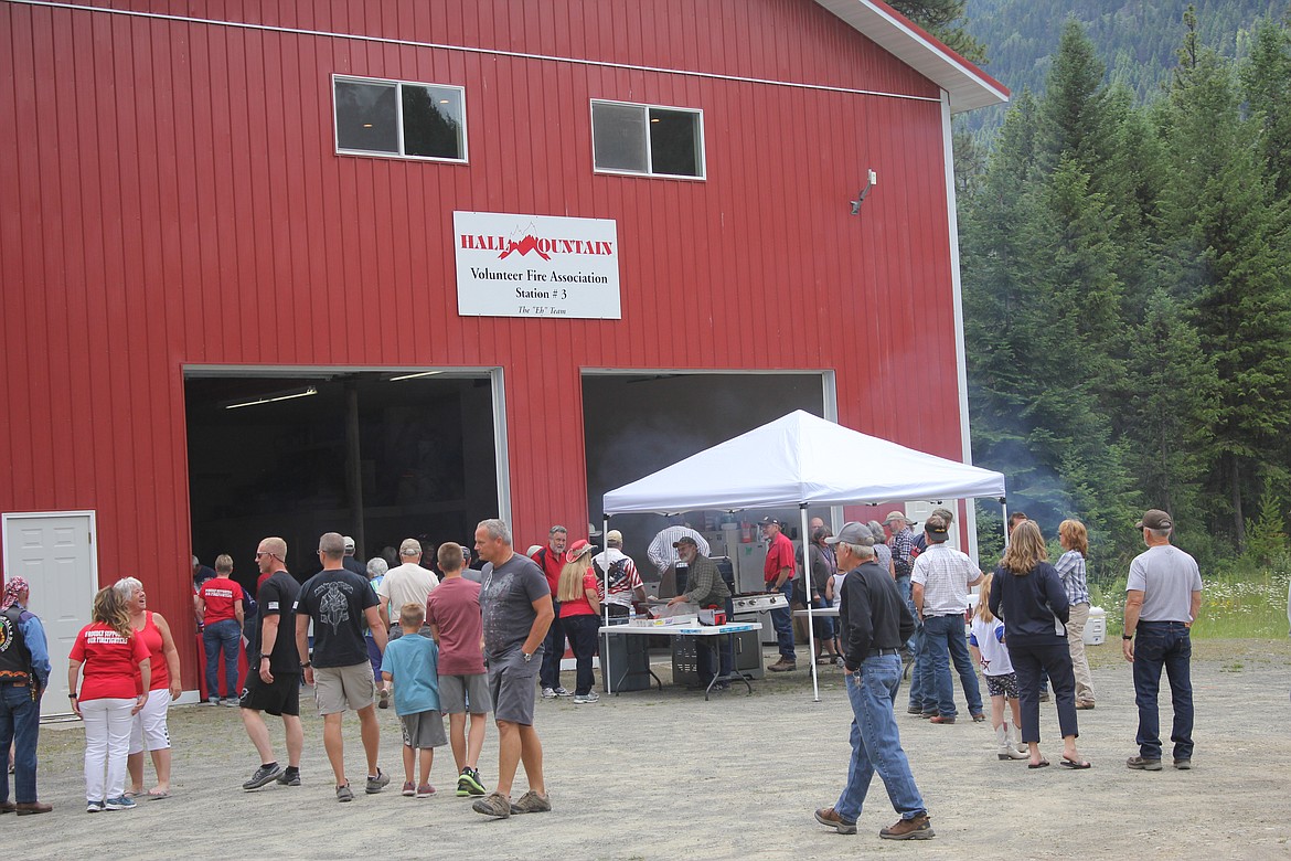 Photo by TANNA YEOUMANS
Community members came together after the Eastport Parade for food and friends.