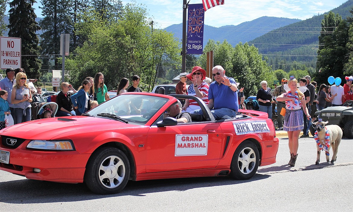 Rick Jasper was the grand marshal for this year&#146;s Independence Day parade in St. Regis.