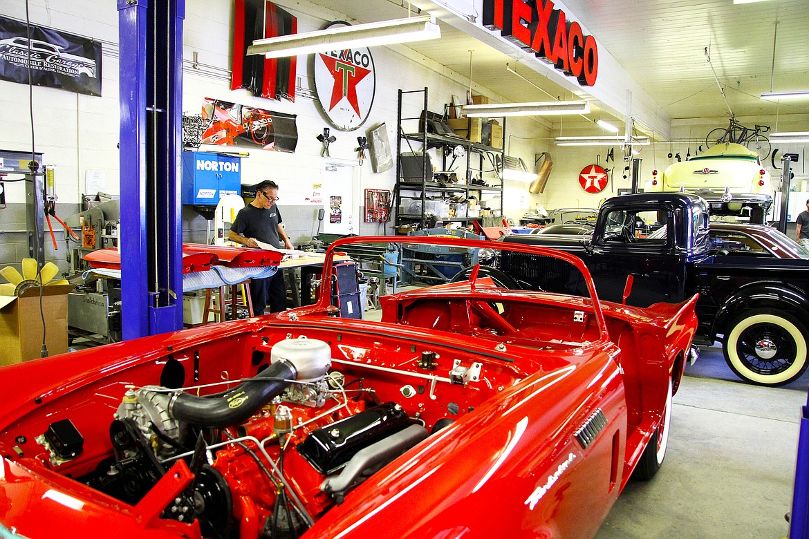 Every part, screw, gasket and nut taken out of the car during disassembly is photographed and documented. As Tim Hein reassembles the car, he makes sure everything matches in the paperwork to ensure proper reassembly.