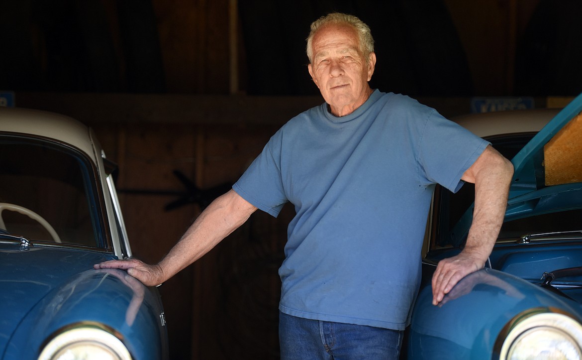 Gary Gudmundson at his shop in Evergreen on July 20. Gudmundson has a long career that includes sign painting and stainless steel work on classic cars. His hobbies also revolve around cars and include auto racing and restoring his own classic cars. Most recently he has been writing a book. (Brenda Ahearn photos/Daily Inter Lake)