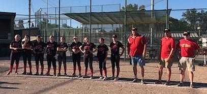 Courtesy photo
The Northwest Wildfire 16-and-under girls softball team finished second in the Summer Sizzler tournament July 21-22 in Selah, Wash., going 5-1. From left are Madison McDowell, Hope Bodak, Alexis Mitchell, Madison O&#146;Riley, Brooke Collins, Phoebe Schultze, Allison Russum, Jasmine Rison, Aubree Chaney, coach Mike McDowell, coach Cory Bodak and coach Gary Schultze. Not pictured are Shelby Melton and Sarah Salyer.