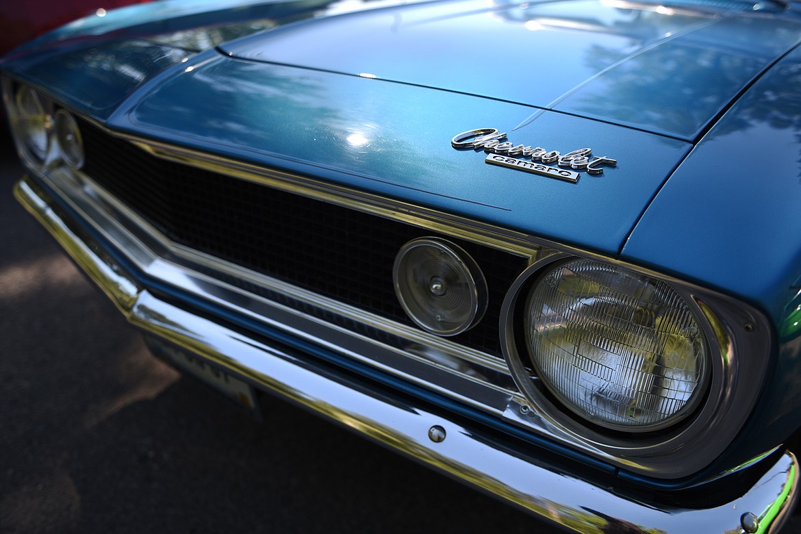 Detail of Teresa Sears&#146; 1967 Chevrolet Camaro at Lawrence Park in Kalispell on Friday, July 13. (Casey Kreider/Daily Inter Lake)