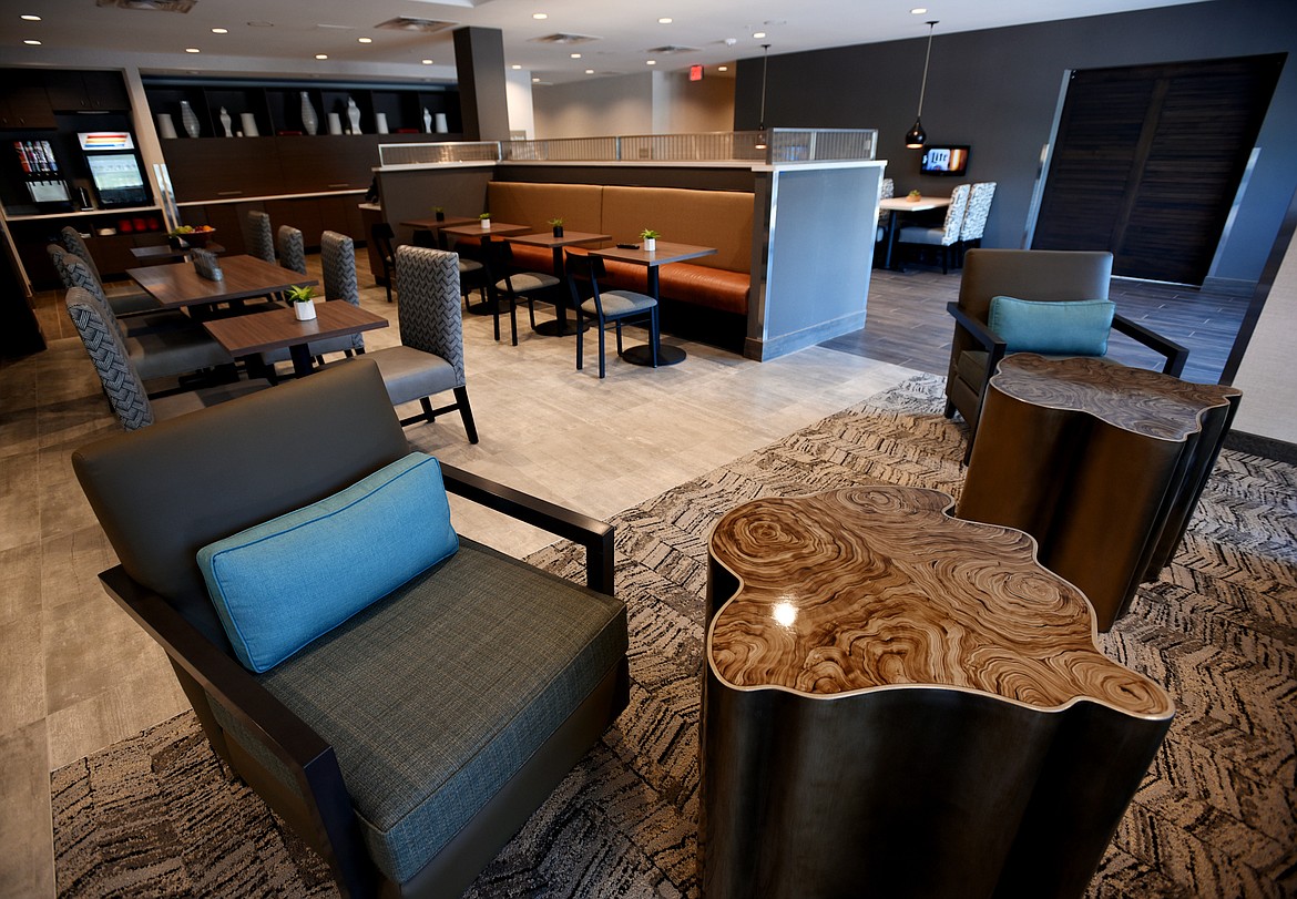 The lobby of the new Towneplace Suites by Marriott in Whitefish.