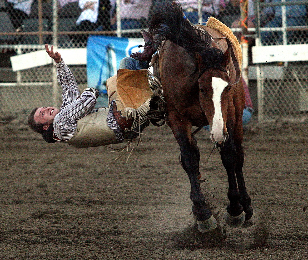 Rodney Harwood/Columbia Basin Herald
Bob Ottmar has seen rodeo go from ranch hand vs. ranch hand to a multi-million dollar industry. He passed in April, so this will be the first Moses Lake Roundup in 75 years he has not attended.