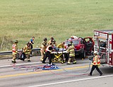 Bad wreck closes portion of Highway 40 Thursday morning