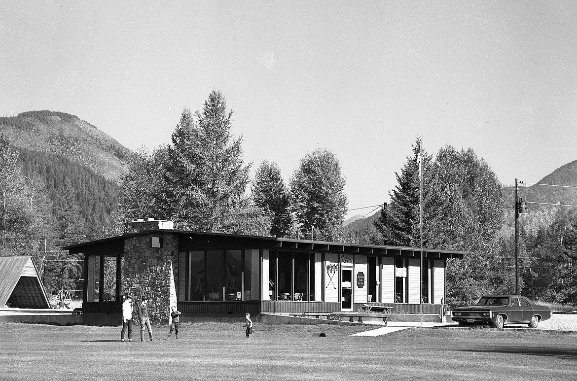 The West Glacier Golf Course Club house in September, 1970.