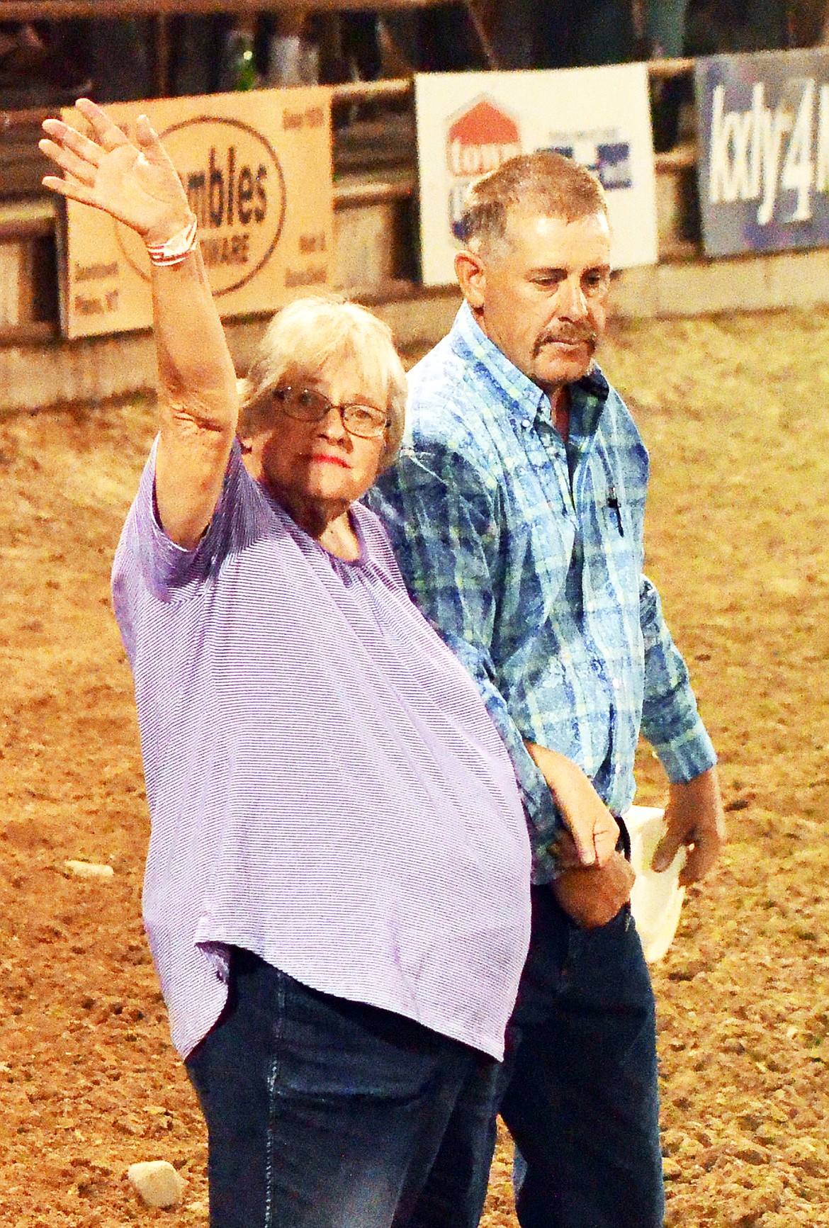 Sharon Wilson was crowned Sanders County Citizen during one of the rodeo performances last year (Erin Jusseaume/ Clark Fork Valley Press)