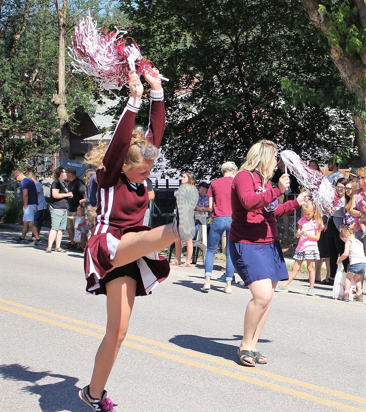 The Railroad Day parade had several floats, vehicles and even cheerleaders to celebrate the history and town of Alberton.