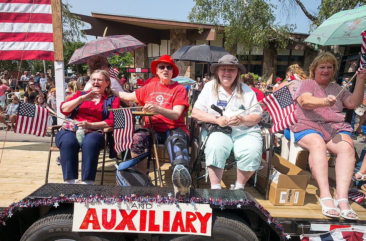 The Ladies Auxiliary float.