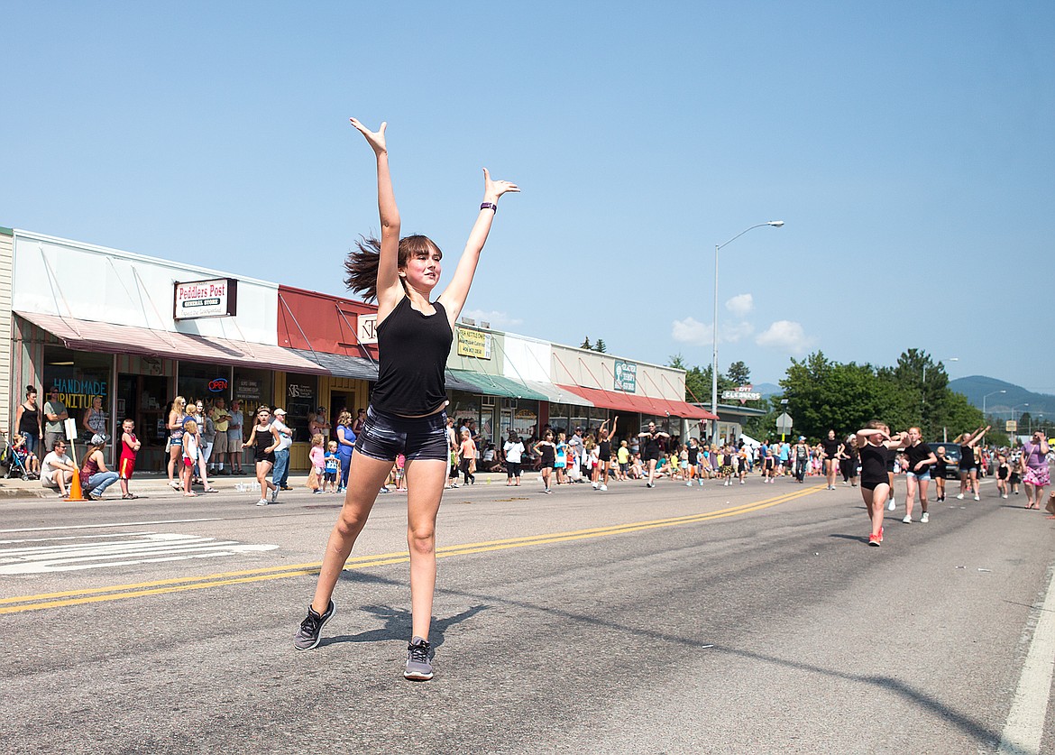 Dancers in the parade.