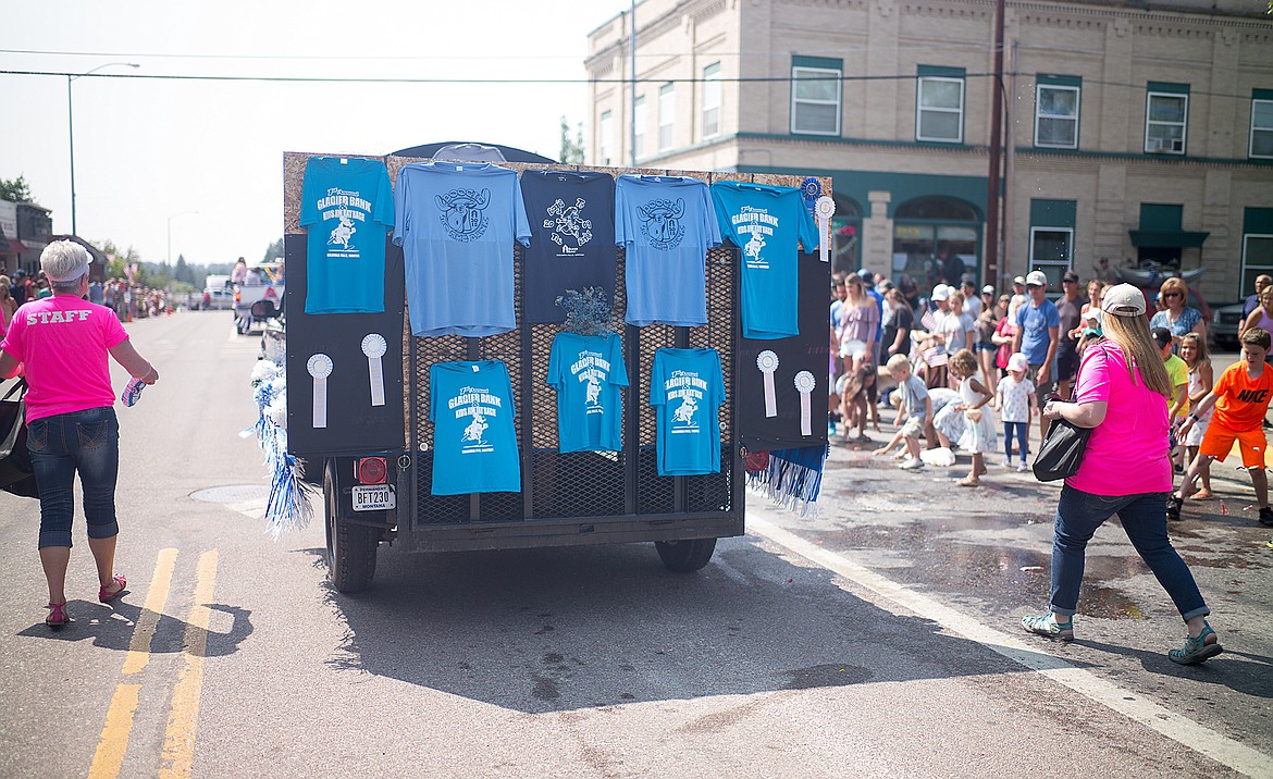 The Glacier Bank float.