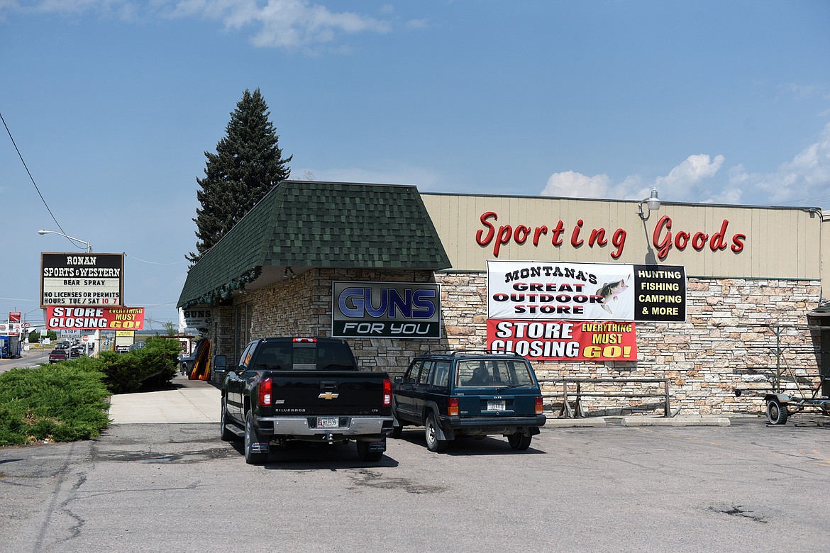 Ronan Sports &amp; Western, a sporting goods store that's been a fixture of the community for over 61 years, is set to close its doors in September. (Casey Kreider/Daily Inter Lake)