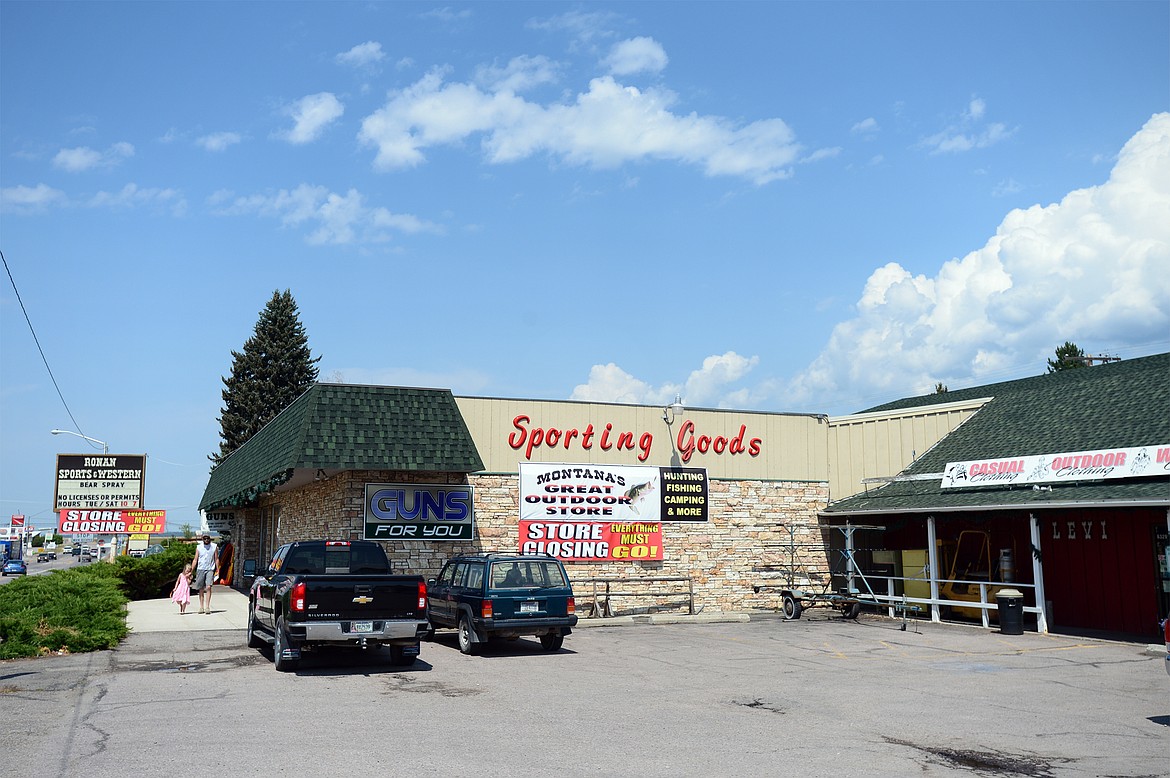 Ronan Sports &amp; Western, a sporting goods store that's been a fixture of the community for over 61 years, is selling off its inventory in a store-wide sale and will go out of business in September. (Casey Kreider/Daily Inter Lake)