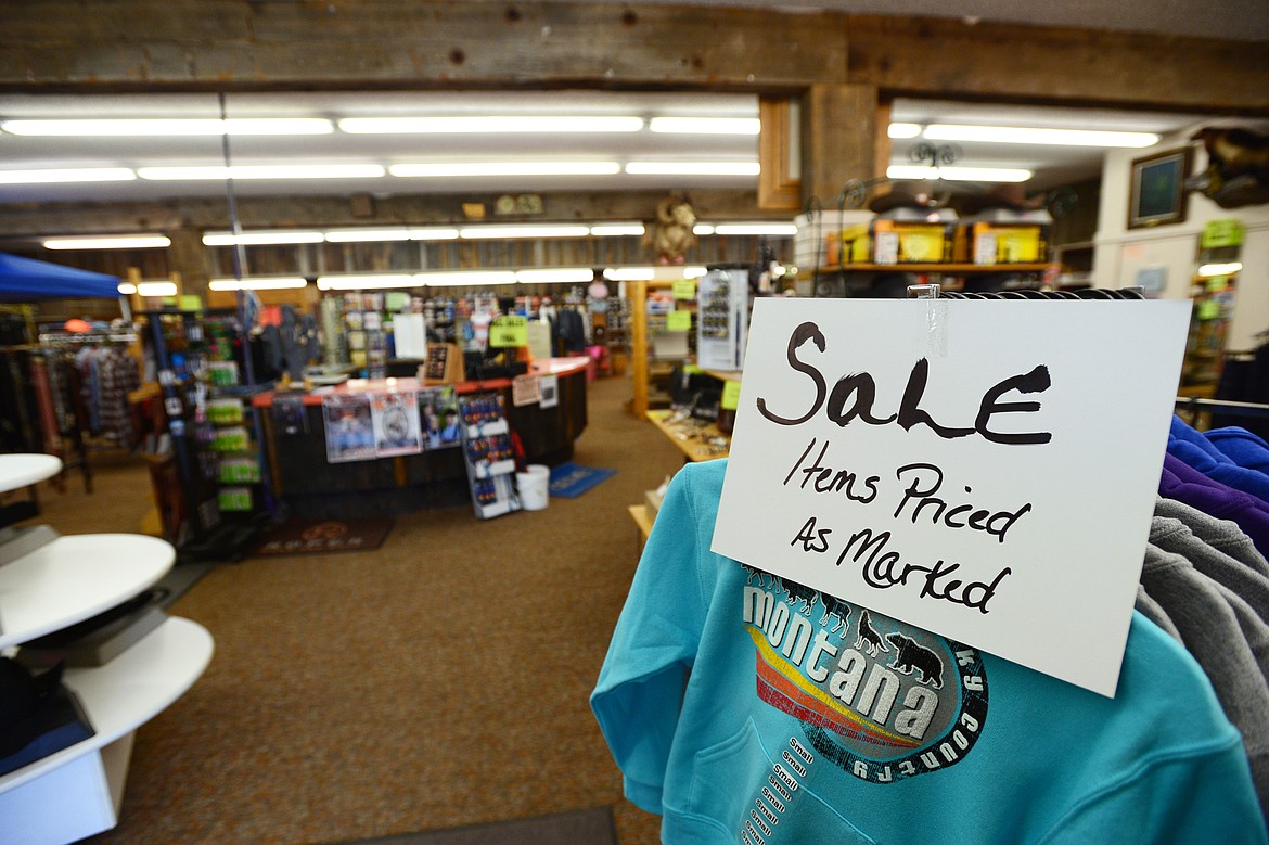 Ronan Sports &amp; Western, a sporting goods store that's been a fixture of the community for over 61 years, is selling off its inventory in a store-wide sale and will go out of business in September. (Casey Kreider/Daily Inter Lake)