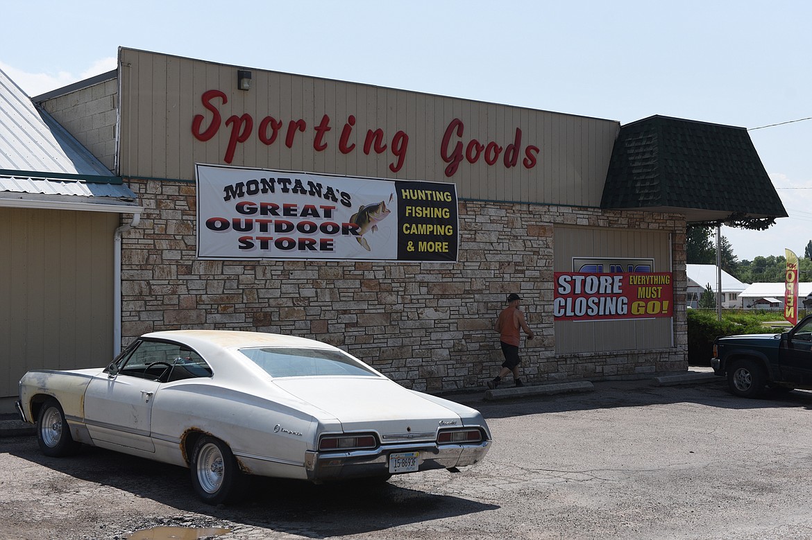 Ronan Sports &amp; Western, a sporting goods store that's been a fixture of the community for over 61 years, is selling off its inventory in a store-wide sale and will go out of business in September. (Casey Kreider/Daily Inter Lake)