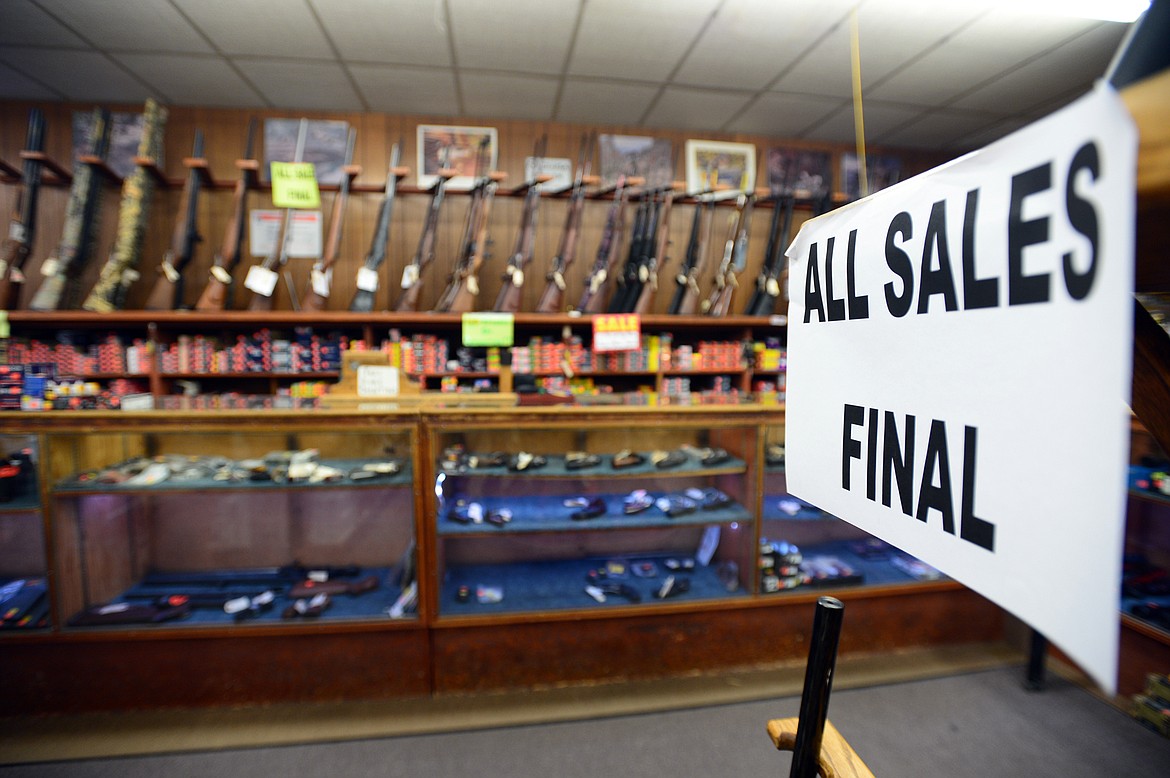 Ronan Sports &amp; Western, a sporting goods store that's been a fixture of the community for over 61 years, is selling off its inventory in a store-wide sale and will go out of business in September. (Casey Kreider/Daily Inter Lake)