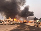 Fire breaks out at cardboard recycling center near Othello