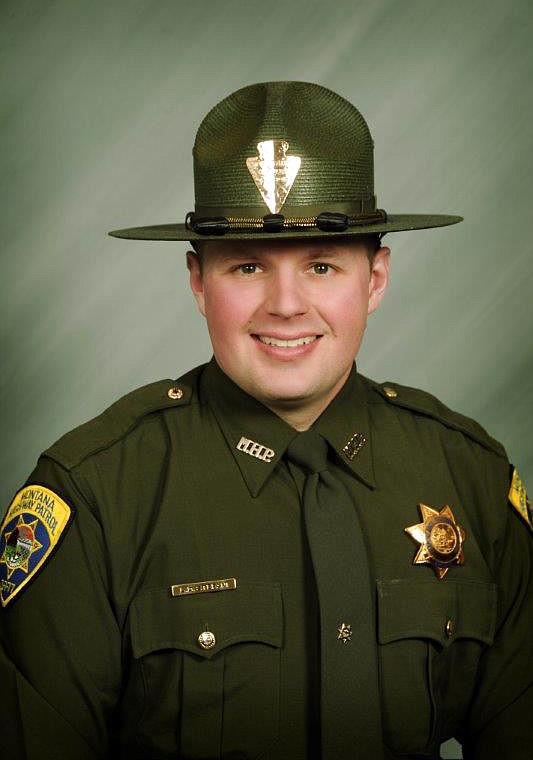 Trooper Laramie Stefani.(Photo courtesy of Montana Highway Patrol)