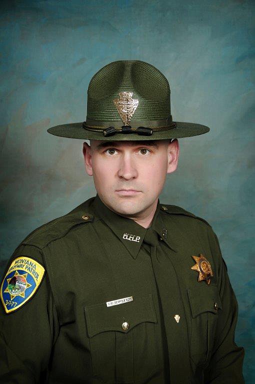 Trooper TJ Templeton.(Photo courtesy of Montana Highway Patrol)